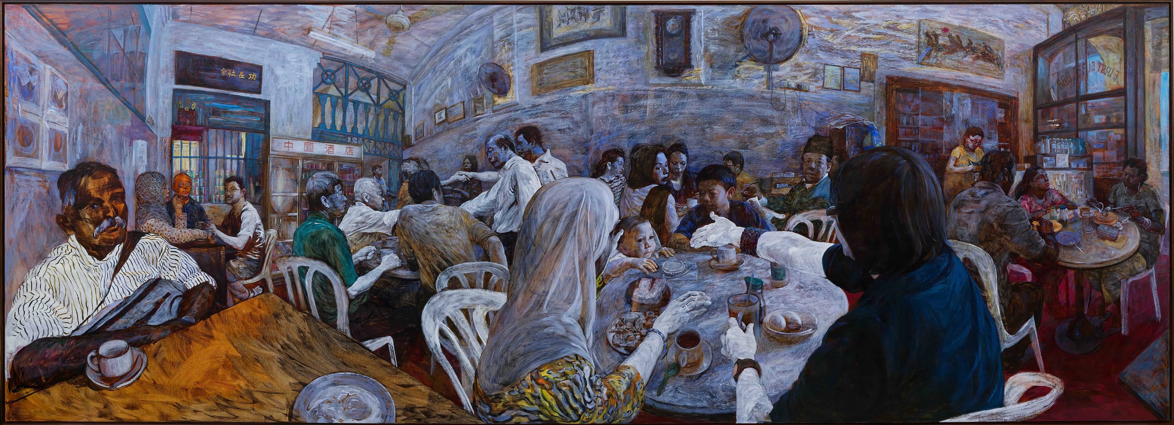 Gan Chin Lee, The Breakfast at Chong Kok Kopitiam, 2024